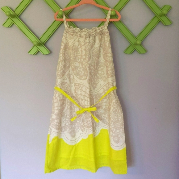 ✨Old Navy Girls Linen Blend Sundress - Size: S (6/7) - Picture 2 of 9